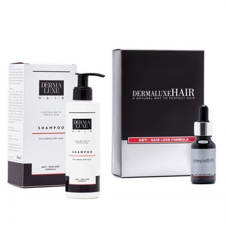 Derma-Luxehair šampon proti izpadanju las, mastno lasišče + serum za rast las
